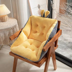 Coccyx & Sciatica Pain Relief Medical Seat Cushion - Ergonomic, Charcoal Memory Foam, Non-Slip Yellow