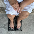 EMS Foot Massager for Pain Relief - Heal & Restore, Lightweight & Foldable, 6 Modes, 9 Intensities