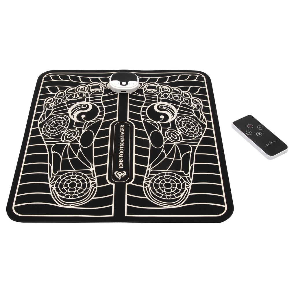 EMS Foot Massager for Pain Relief - Heal & Restore, Lightweight & Foldable, 6 Modes, 9 Intensities