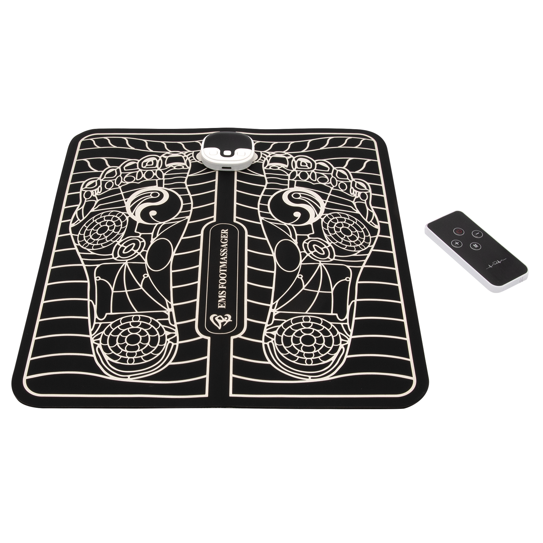 EMS Foot Massager for Pain Relief - Heal & Restore, Lightweight & Foldable, 6 Modes, 9 Intensities