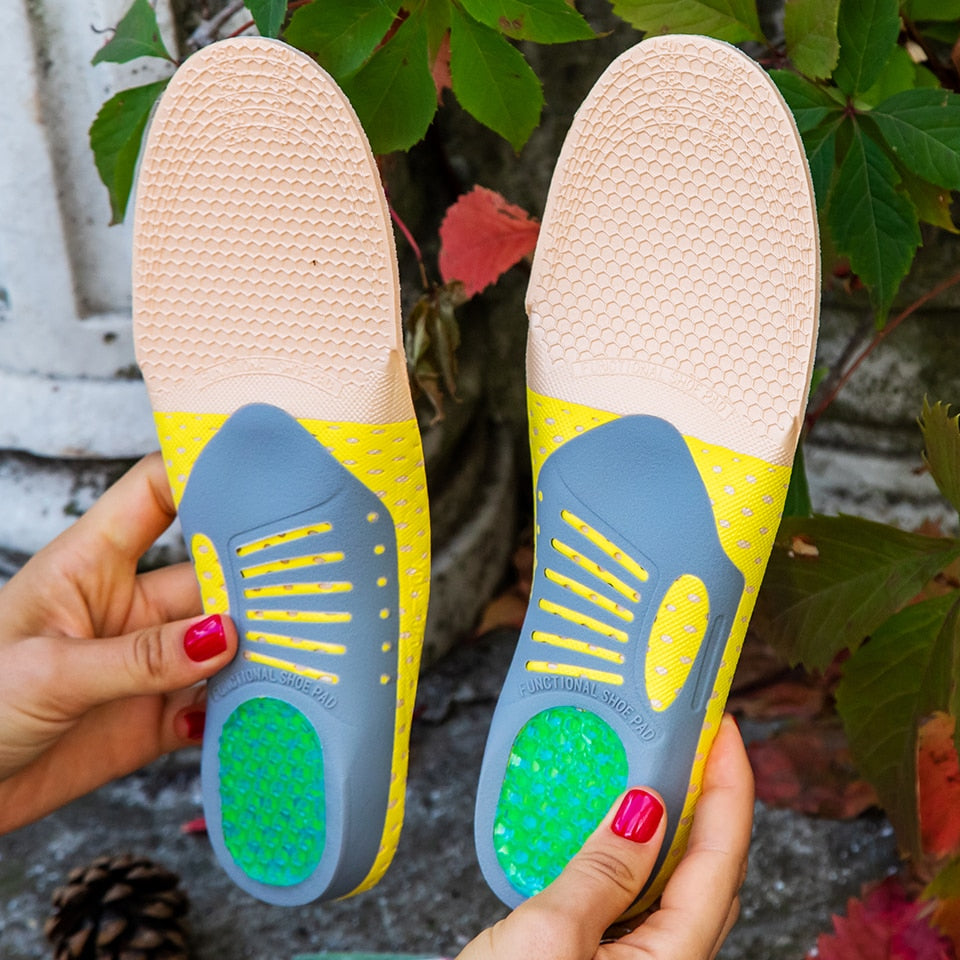 Orthopaedic Pain-Relieving Insoles with Arch Support for Foot Comfort & Stability