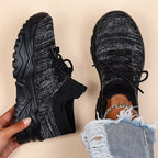 Orthopaedic Shoes for Women - Pain Relief, Extra Foot Support, Comfortable & Stylish Black Fuzz