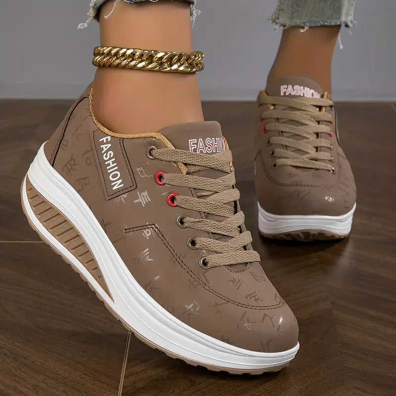 Orthopaedic Women's Pain Relief Everyday Shoes - Breathable, Comfortable & Stylish Brown