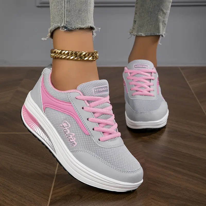 Orthopaedic Women's Pain Relief Everyday Shoes - Breathable, Comfortable & Stylish Pink
