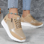 Women's Orthopaedic Bunion Shoes - Supportive, Comfortable, Pain Relief Everyday Footwear Beige