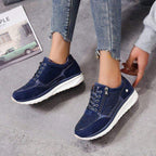 Women's Orthopaedic Bunion Shoes - Supportive, Comfortable, Pain Relief Everyday Footwear Blue