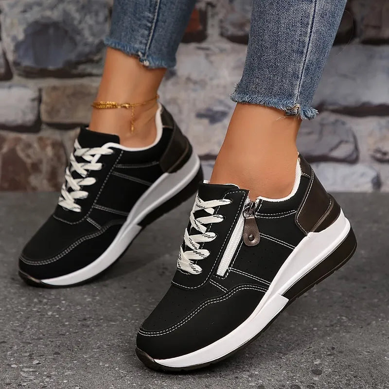 Women's Orthopaedic Pain Relief Everyday Shoes - Comfortable Cushioned Sole for All-Day Support